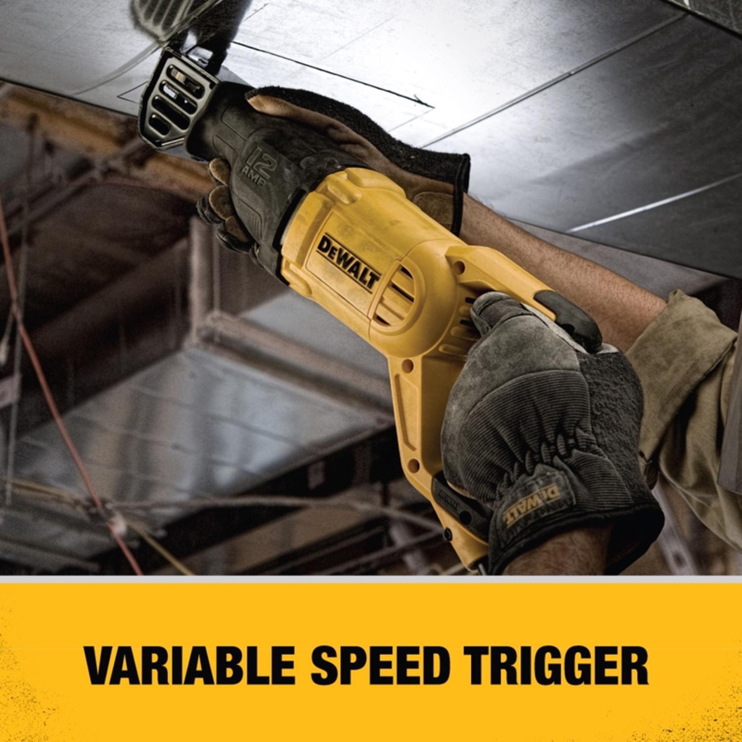 DeWalt 12 amps Corded Brushed Reciprocating Saw Tool Only
