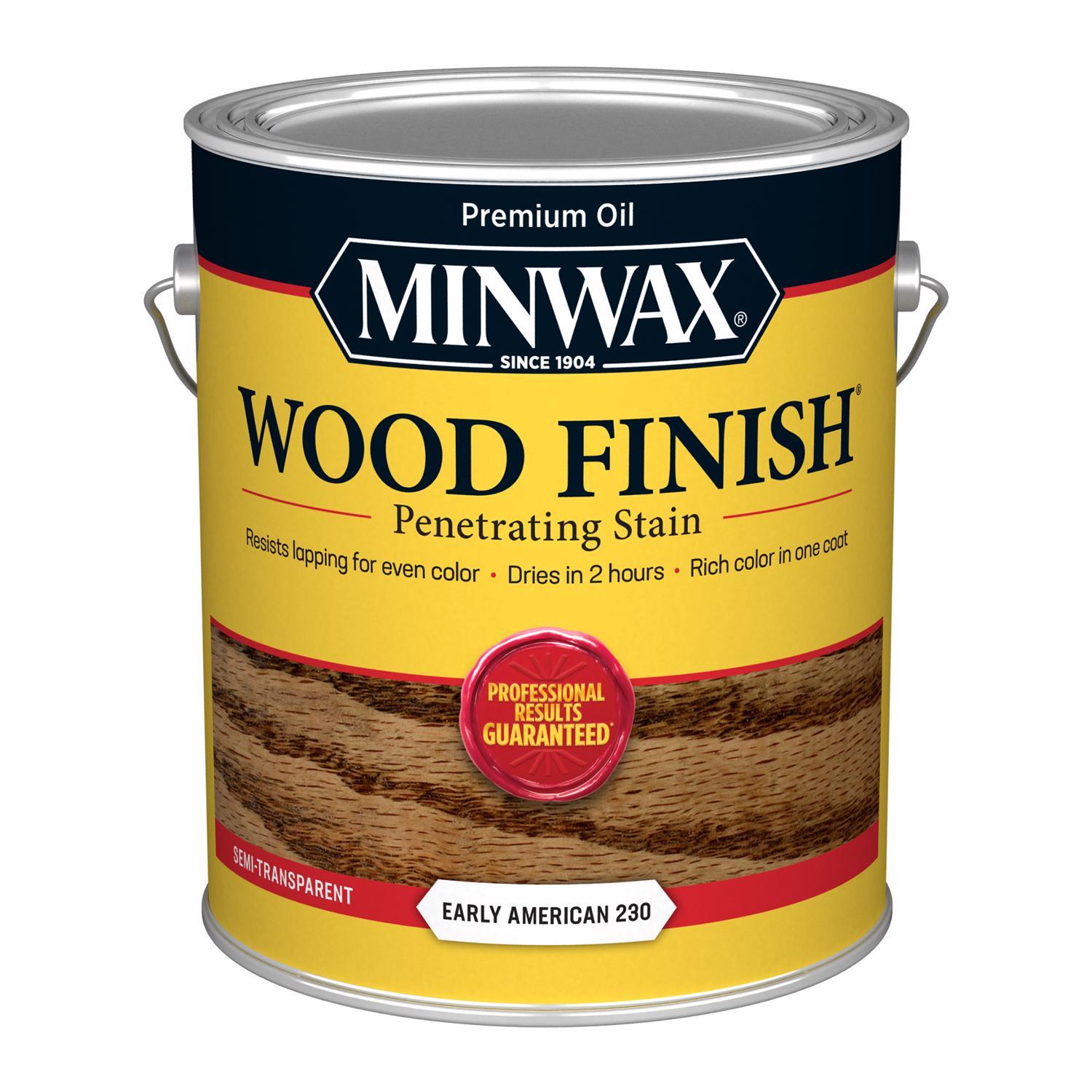 Minwax Wood Finish Semi-Transparent Early American Oil-Based Penetrating Wood Stain 1 gal