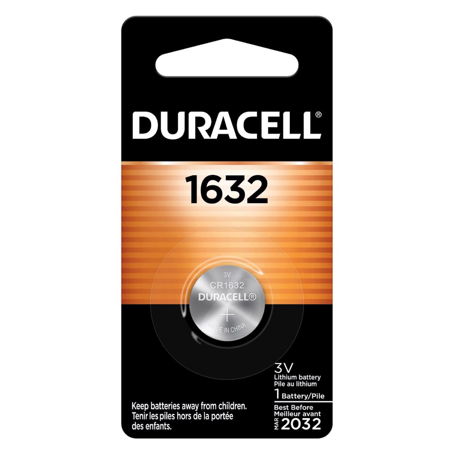 Duracell Lithium Coin 1632 3 V 137 mAh Medical Battery 1 pk