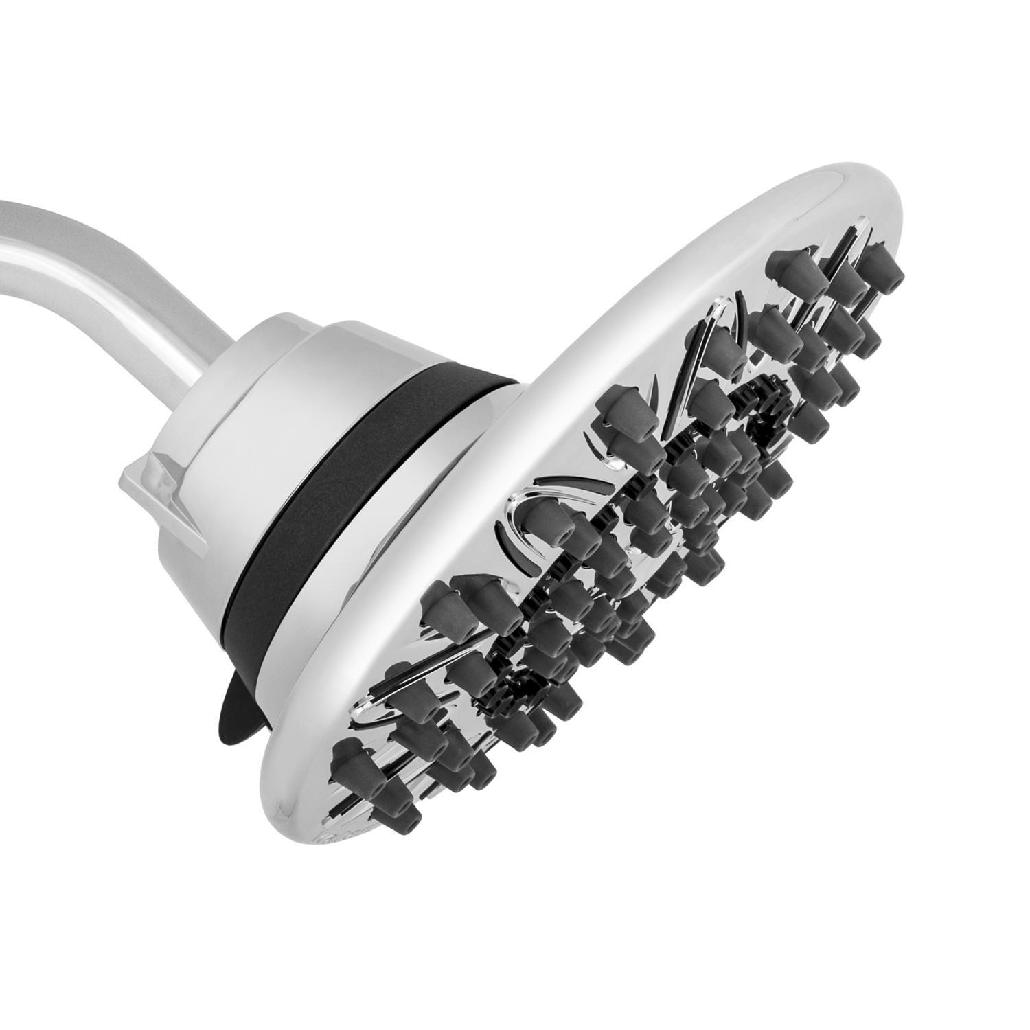 Waterpik EcoFlow Chrome 7 settings Showerhead 1.8 gpm