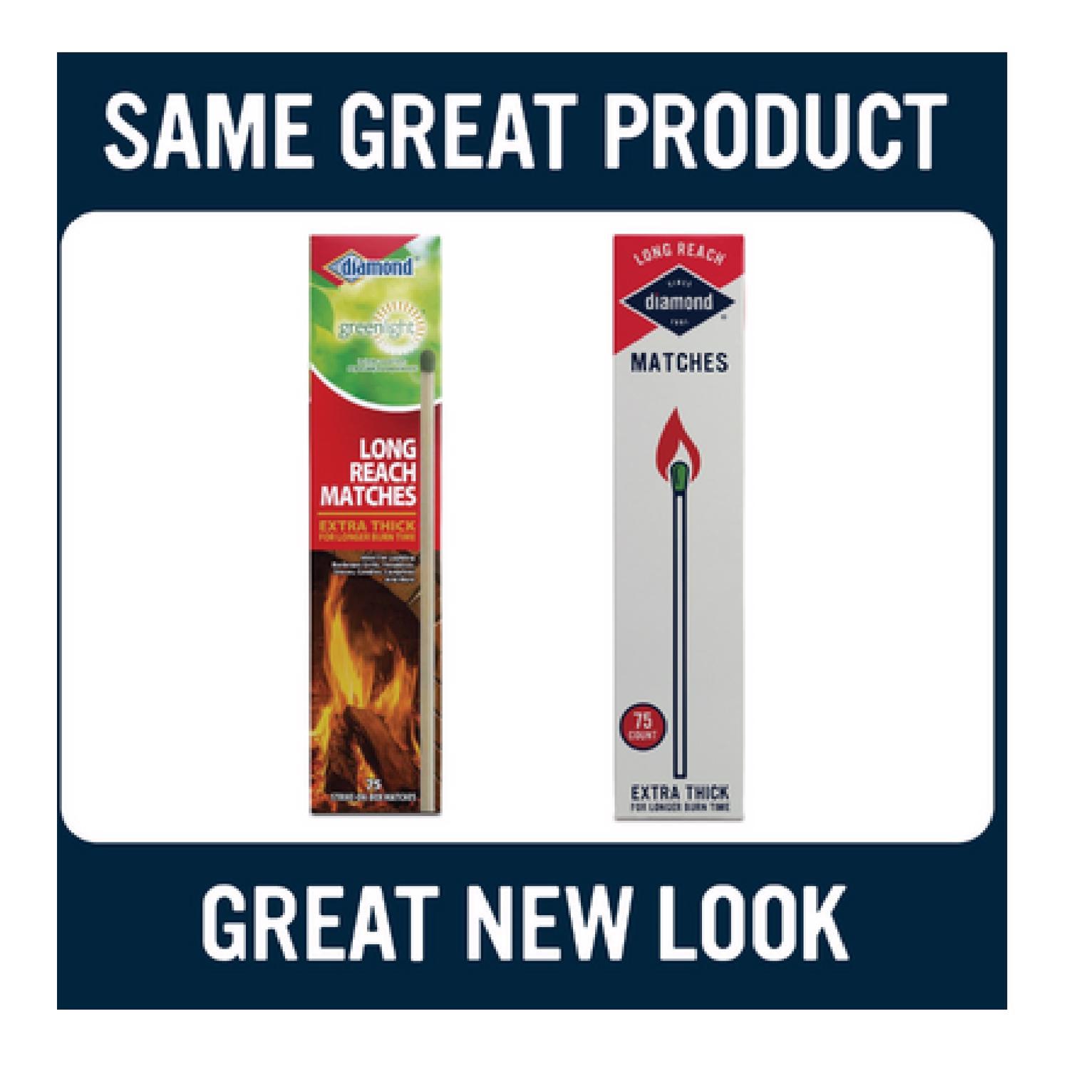 Diamond 10 in. L Long Reach Matches 75 pc