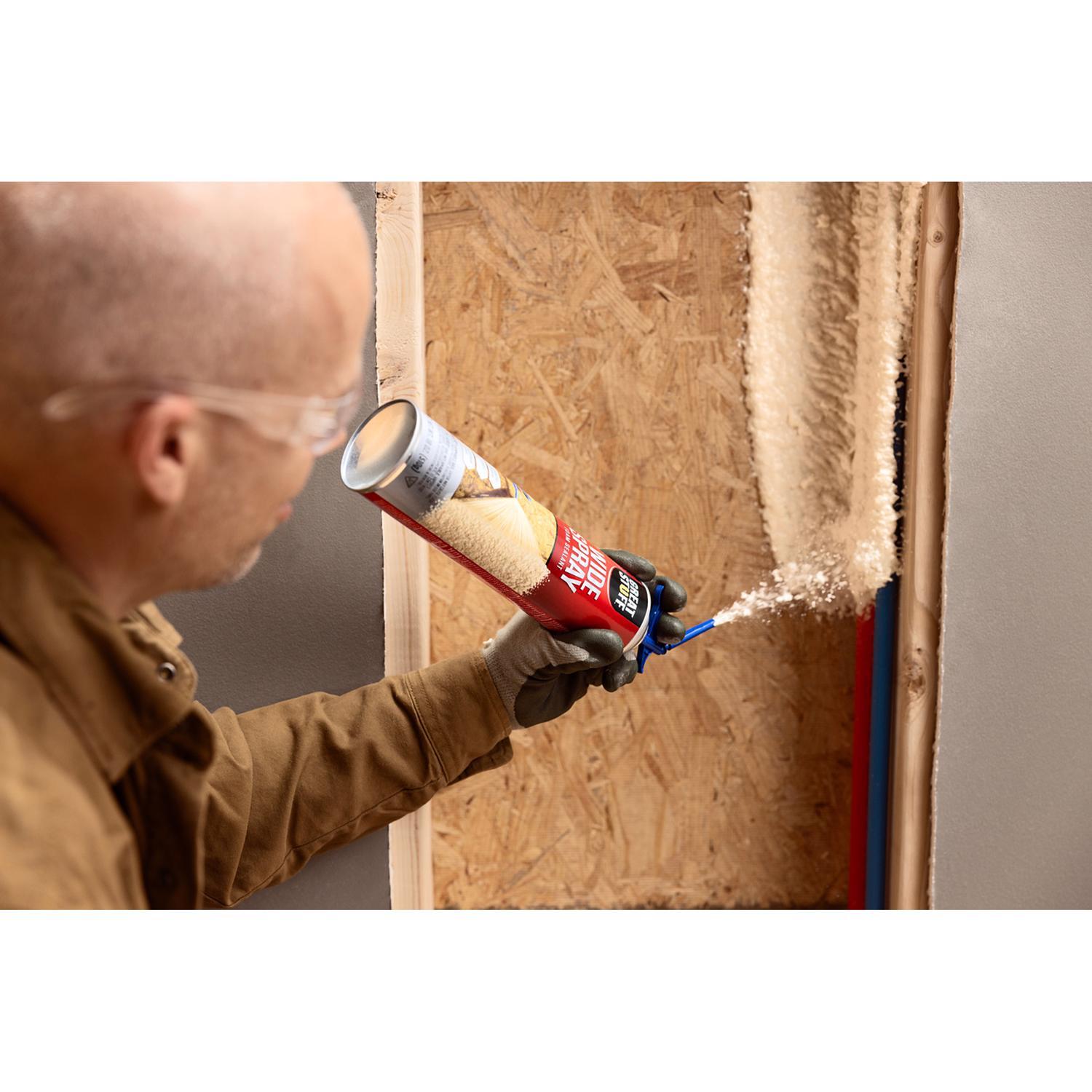 Great Stuff Wide Spray Cream Polyurethane Foam Insulating Sealant 36 oz