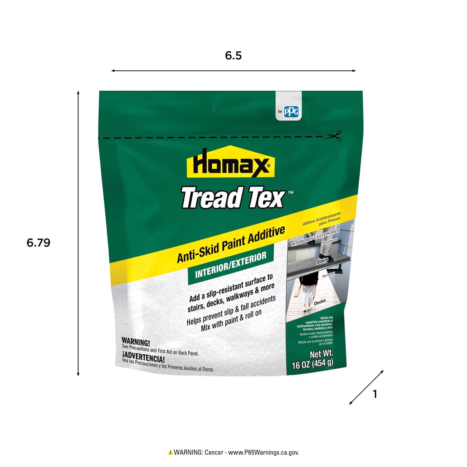 Homax Tread Tex White Anti-Skid Paint Additive 16 oz