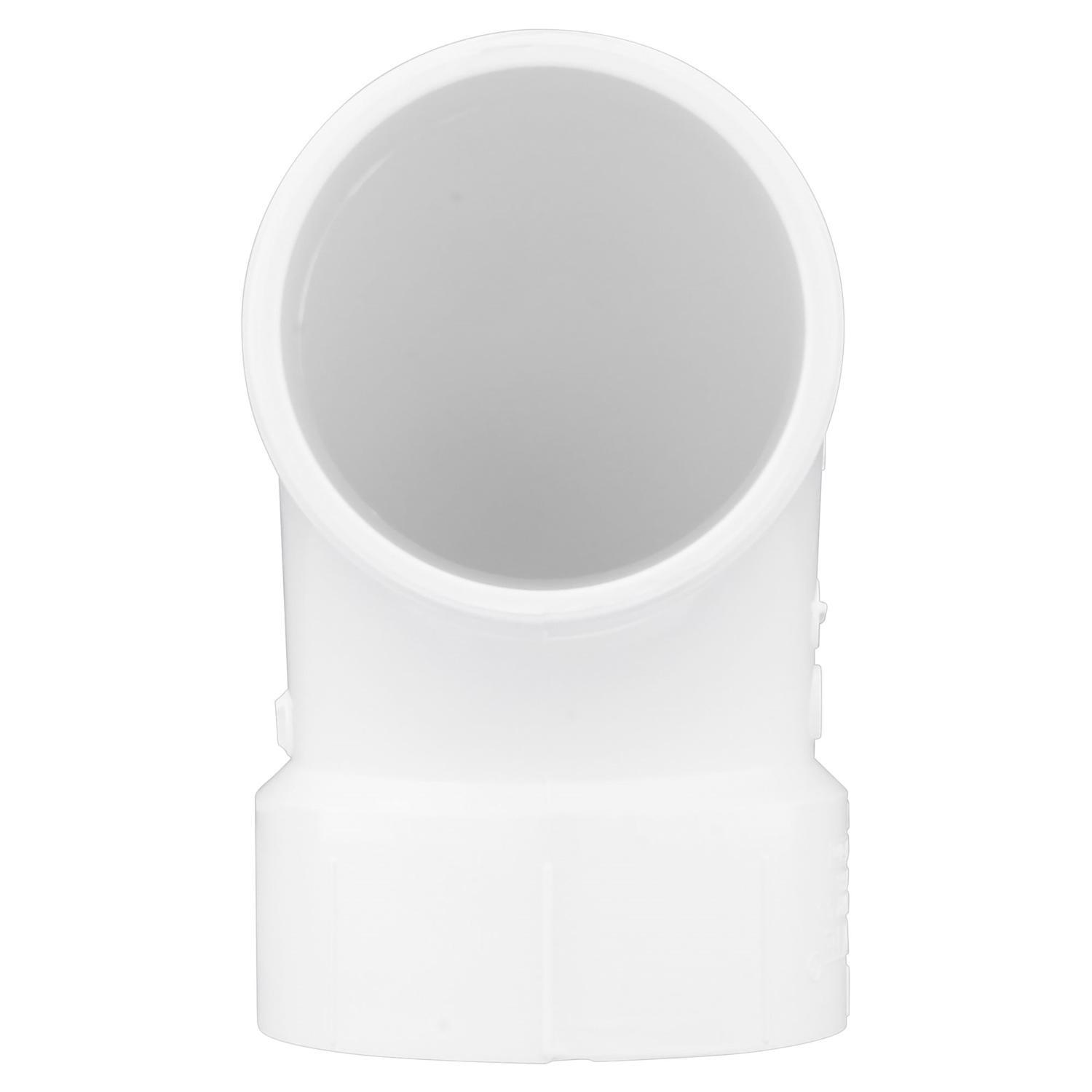 Charlotte Pipe Schedule 40 1-1/2 in. Hub X 1-1/2 in. D Spigot PVC 90 Degree Street Elbow 1 pk