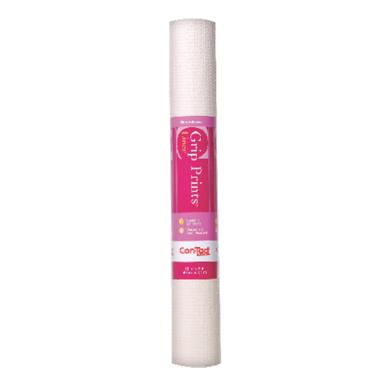 Con-Tact Grip Prints 4 ft. L X 18 in. W Almond Non-Adhesive Shelf Liner