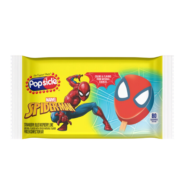 Unilever Popsicle, Spiderman Bar, 3.38 Oz.