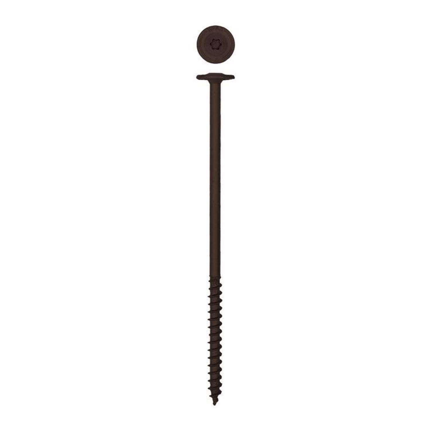 SPAX PowerLags 1/4 in. X 6 in. L Washer High Corrosion Resistant Carbon Steel Lag Screw 1 Pack