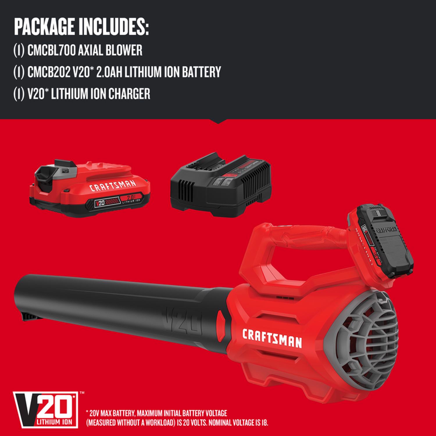 V20* Cordless Hard Surface Blower Kit (2.0Ah)