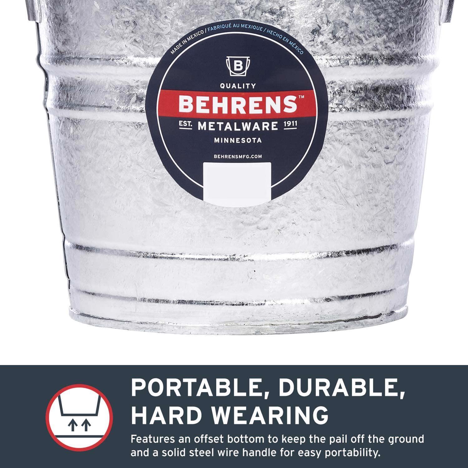Behrens 5 qt Pail Gray