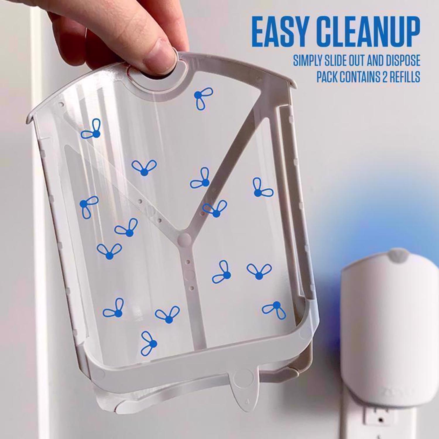Zevo Refill Kit 4 in. W X 7 in. L Gray/White 2 ct