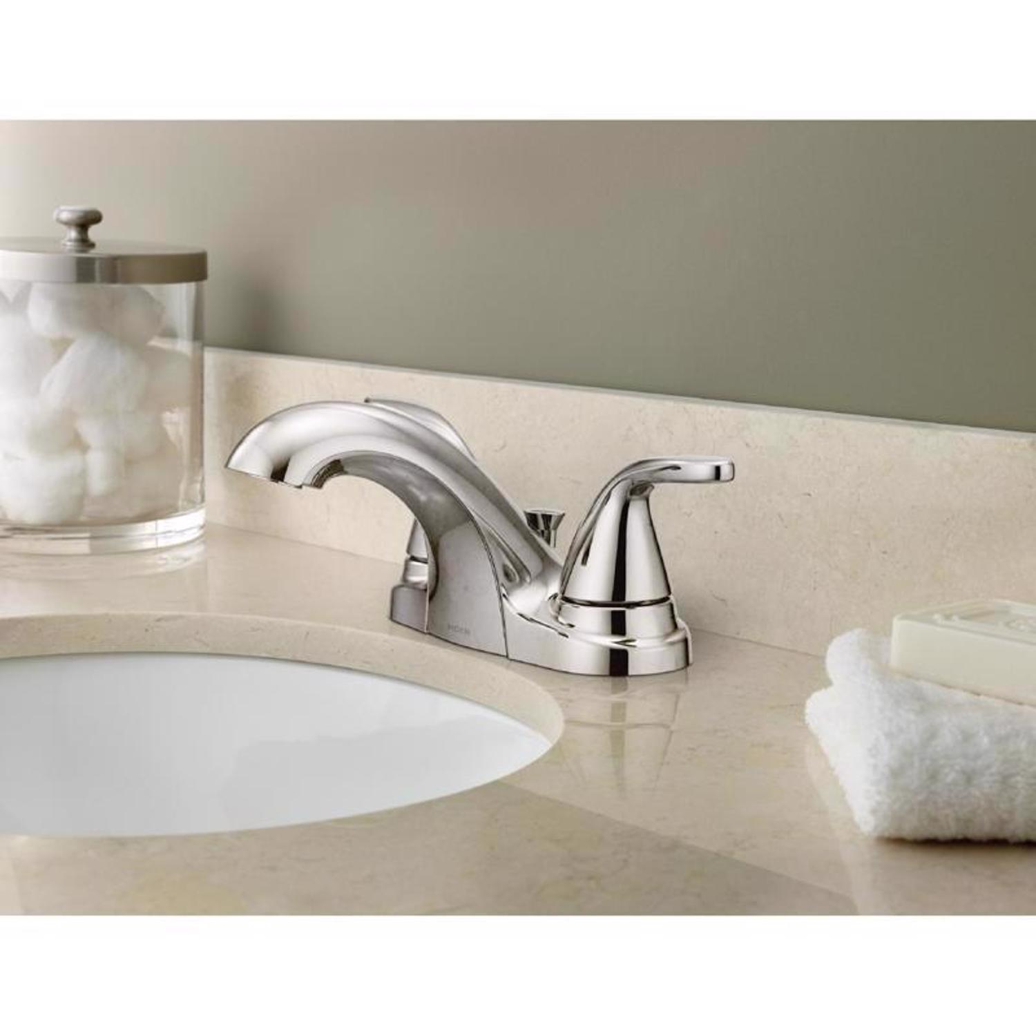 Moen Adler Chrome Bathroom Faucet 4 in.