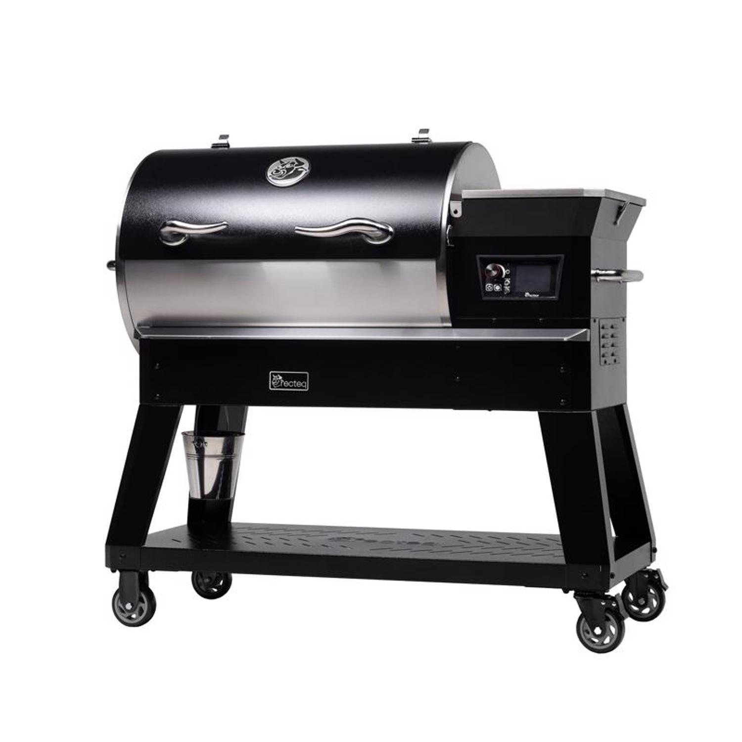 Recteq Deck Boss 800 Wood Pellet WiFi Grill and Smoker Black/Silver