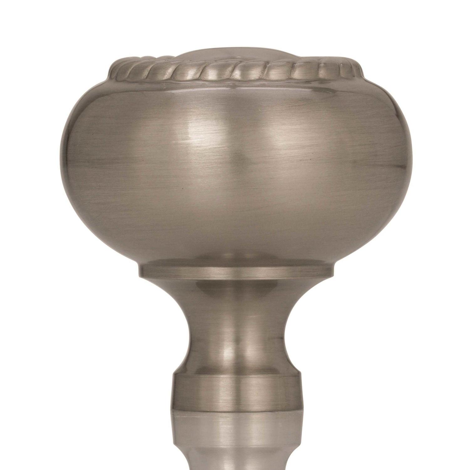 Amerock Allison Round Cabinet Knob 1-1/4 in. D 1-1/4 in. Satin Nickel 1 pk