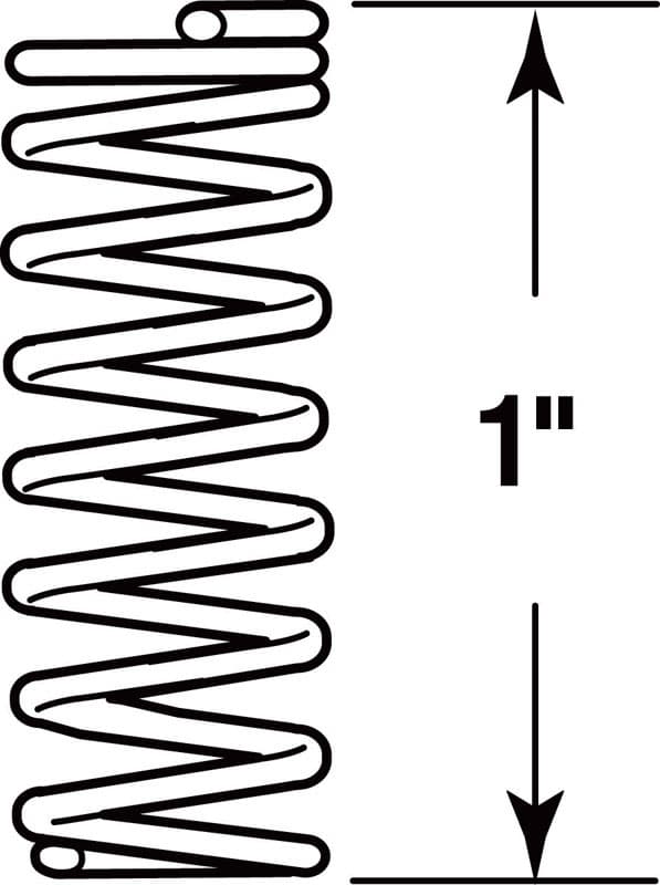Prime-Line 1 in. L X 5/32 in. D Compression Spring 6 pk