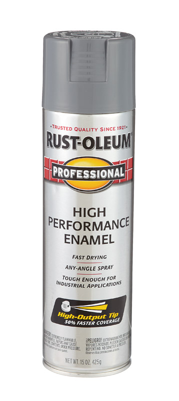 Rust-Oleum Professional Dark Gray Gloss Enamel Spray 15 oz.