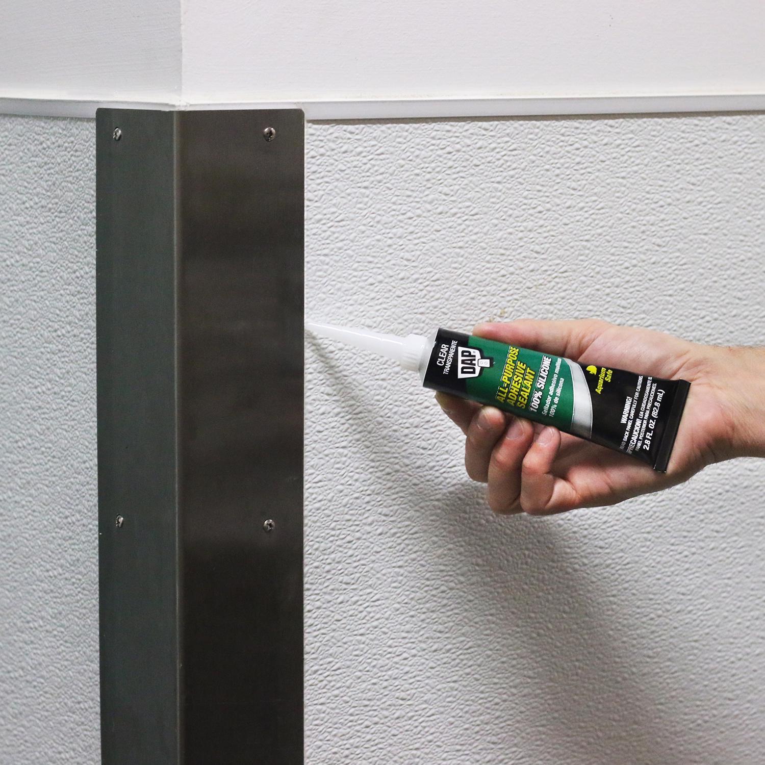 DAP Clear Silicone All Purpose Sealant and Adhesive 2.8 oz
