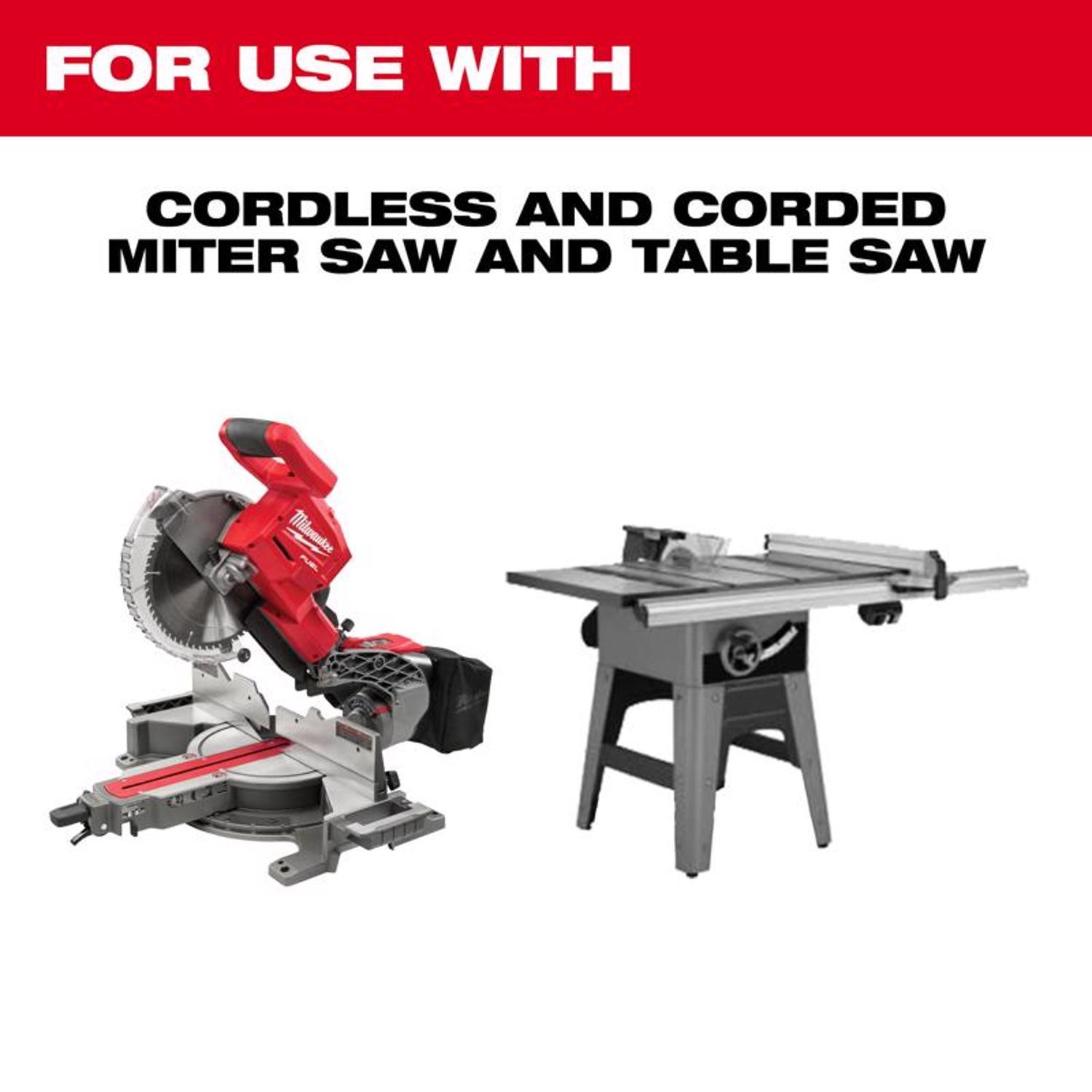 Milwaukee 10 in. D X 5/8 in. Fine Finish Tungsten Carbide Circular Saw Blade 60 teeth 1 pk