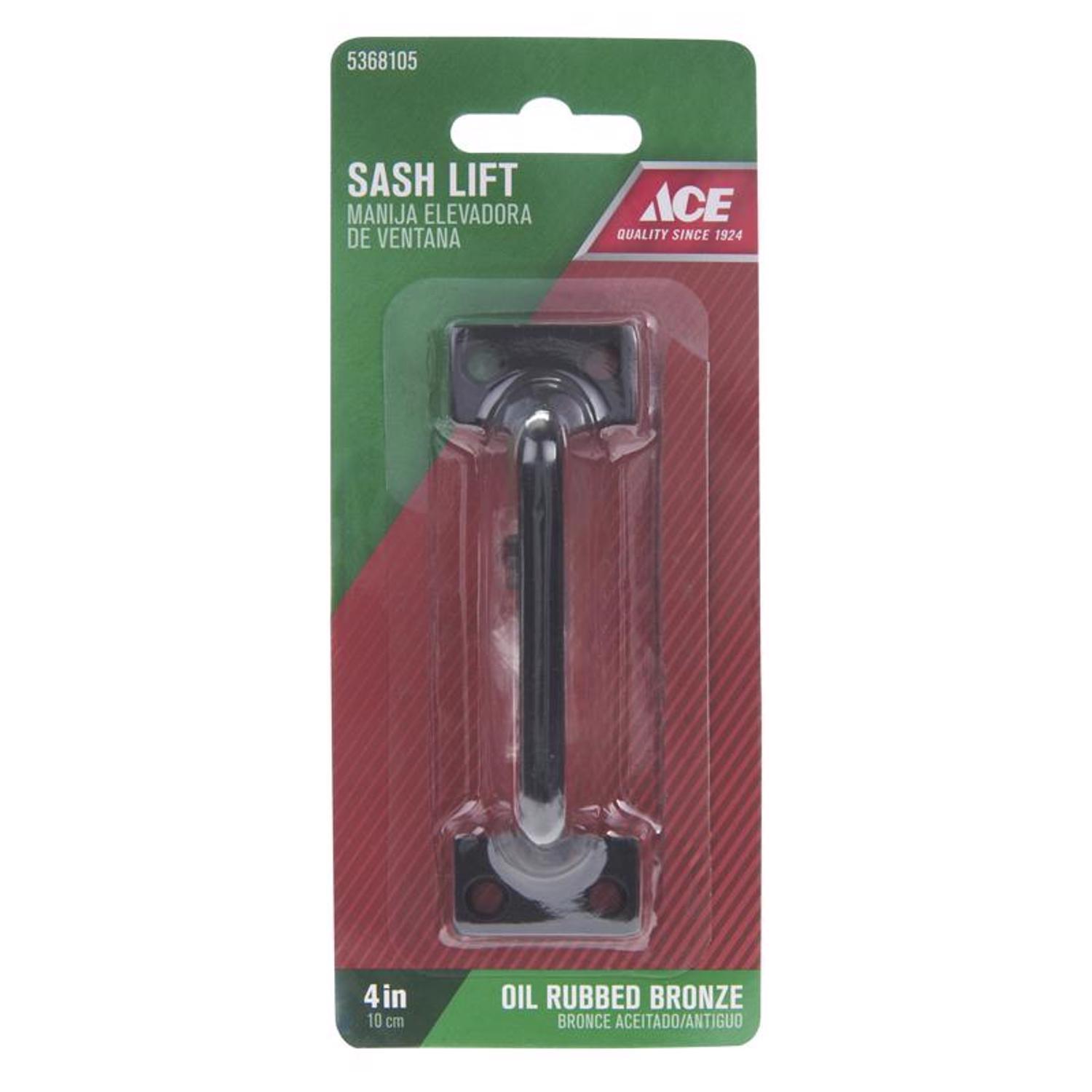 Ace 4 in. L Oil Rubbed Bronze Bronze Universal Sash Lift Handle 1 pk