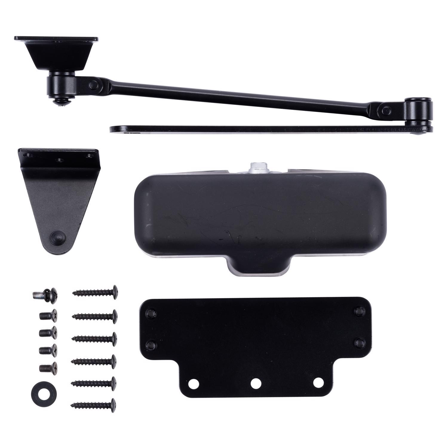 Brinks Residential Matte Black Steel Hydraulic Door Closer