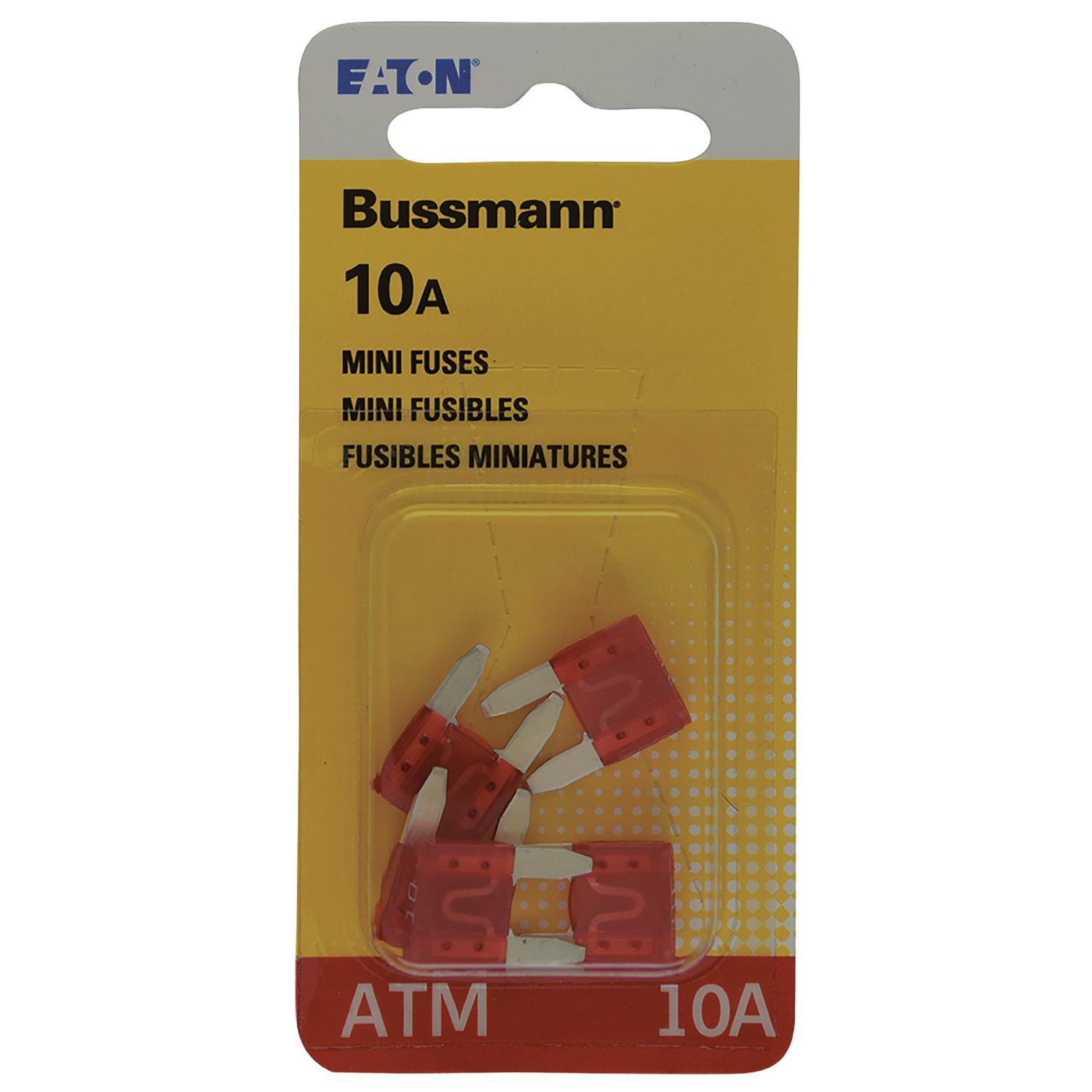 Bussmann 10 amps ATM Red Blade Fuse 5 pk
