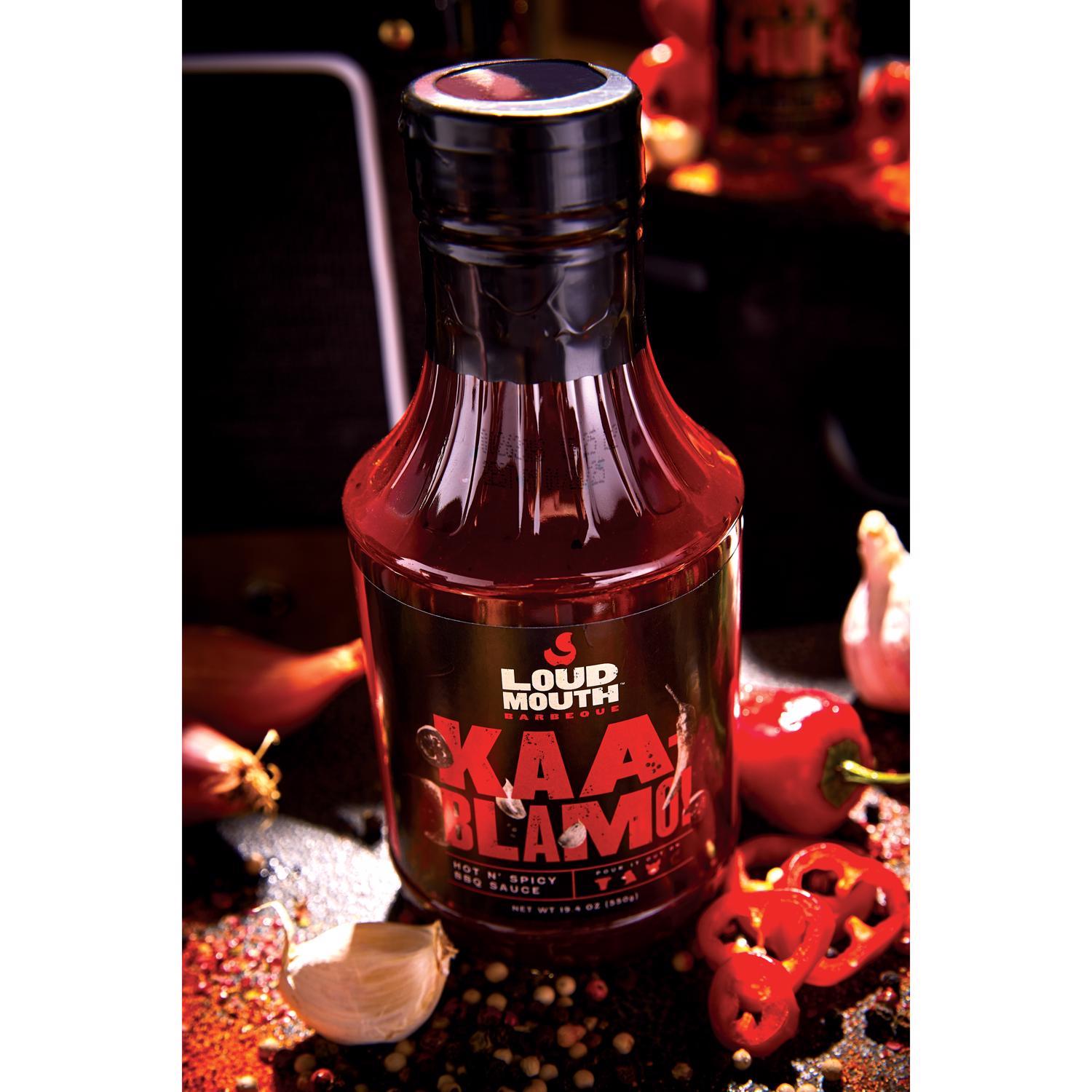 Loud Mouth KAABLAMO Hot N' Spicy BBQ Sauce 19.4 oz