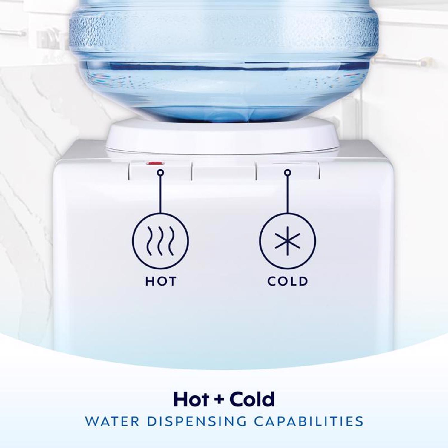 Primo Water 3-5 gal White Water Dispenser Plastic