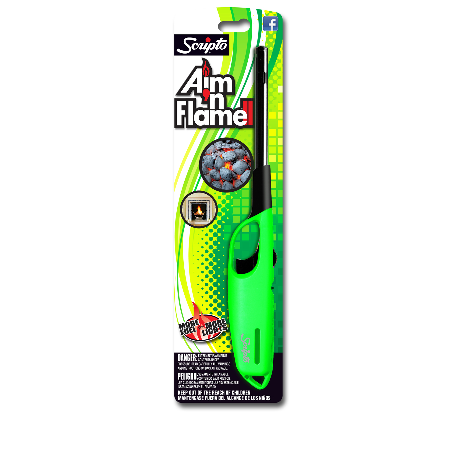 Scripto Aim'Nflame II Utility Lighter 1 Pack