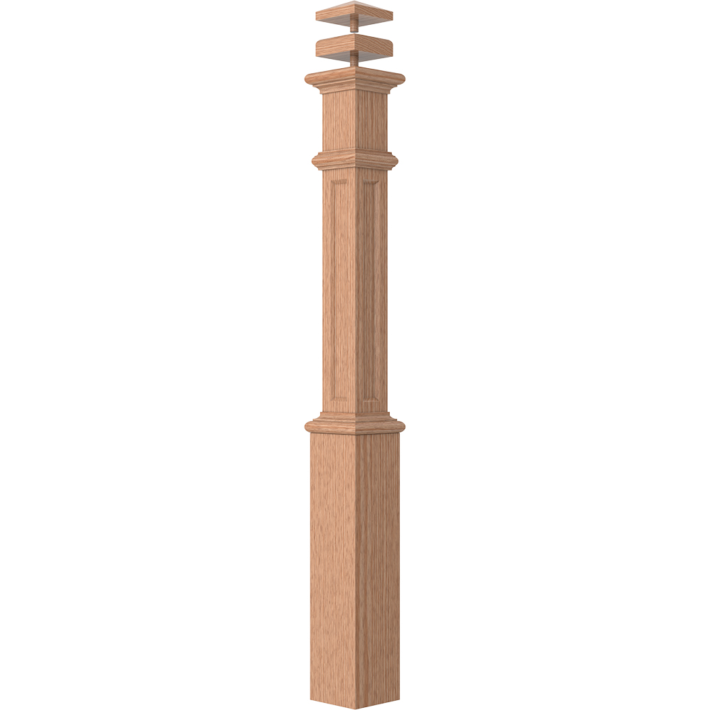 Newel Oak Box w/ Panel