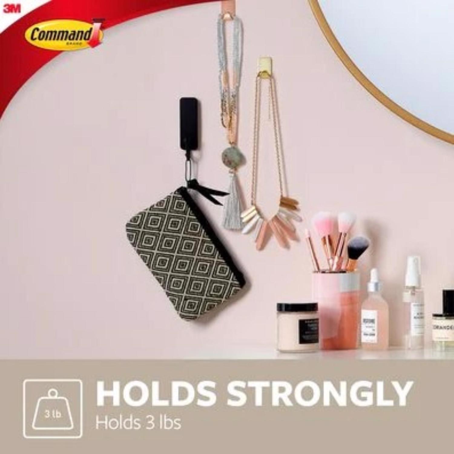 3M Command Medium Metal Hook 1.25 in. L 1 pk