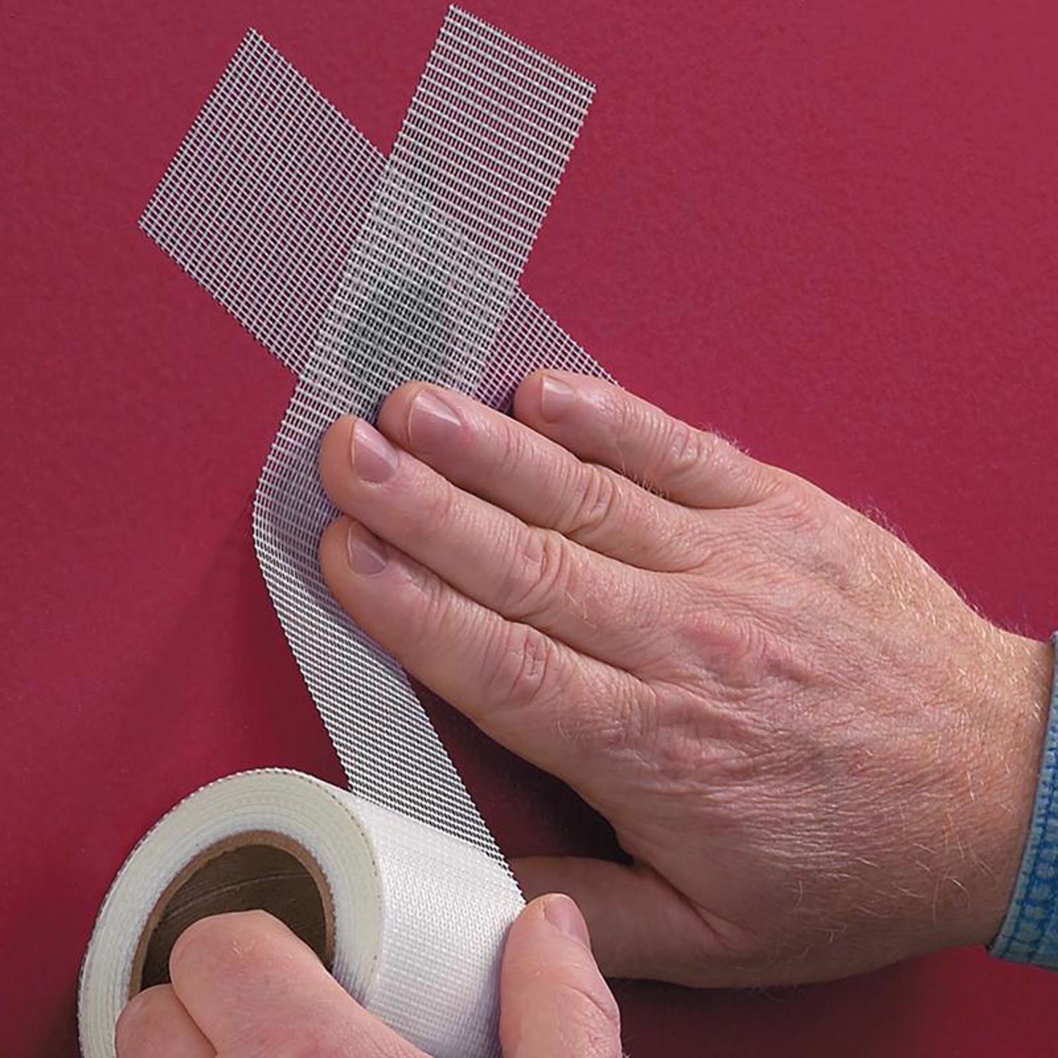 ADFORS Fiba Tape 300 ft. L X 1-7/8 in. W Fiberglass Mesh White Self Adhesive Drywall Joint Tape