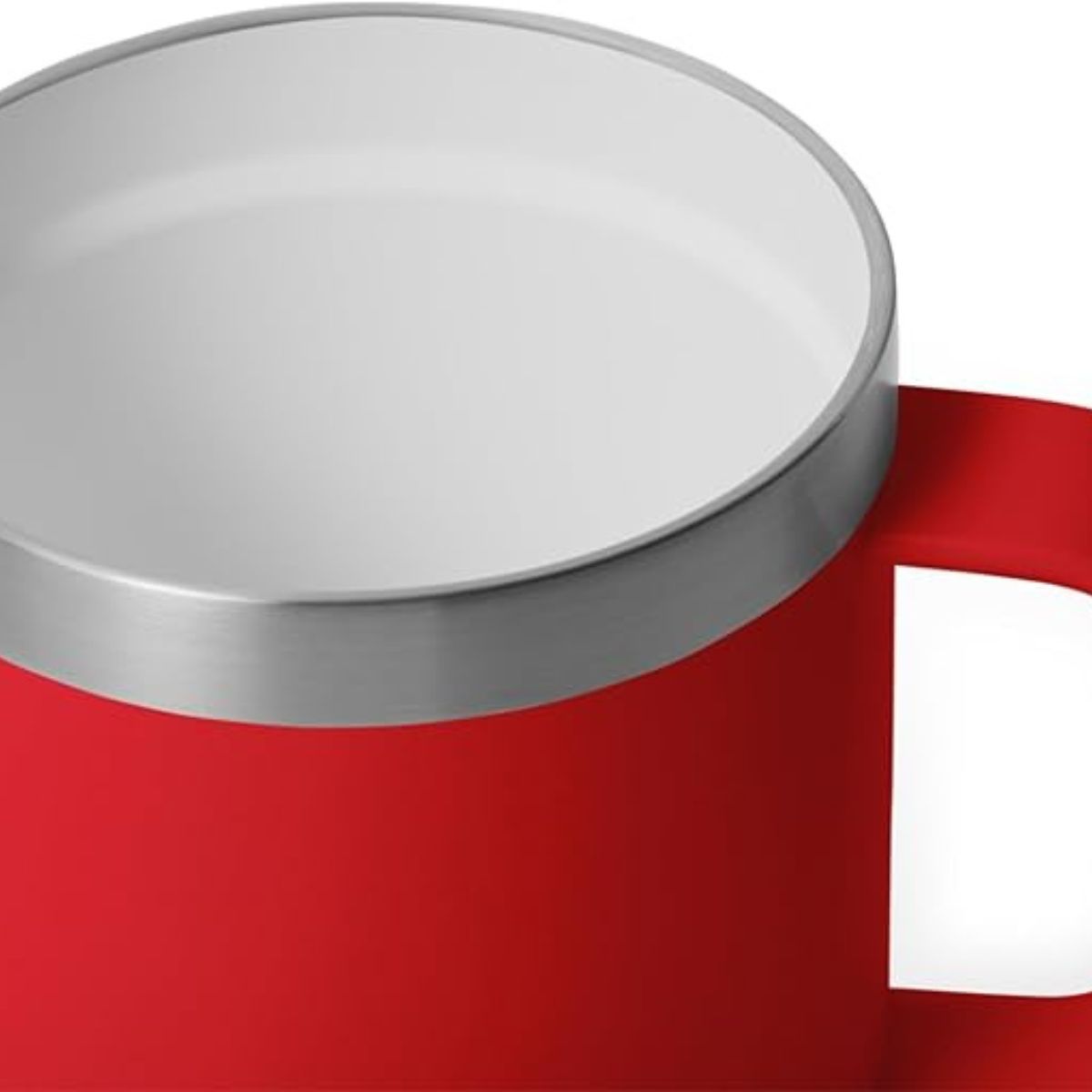 YETI Rambler 10 oz. Mug Rescue Red BPA Free Ceramic Lined 