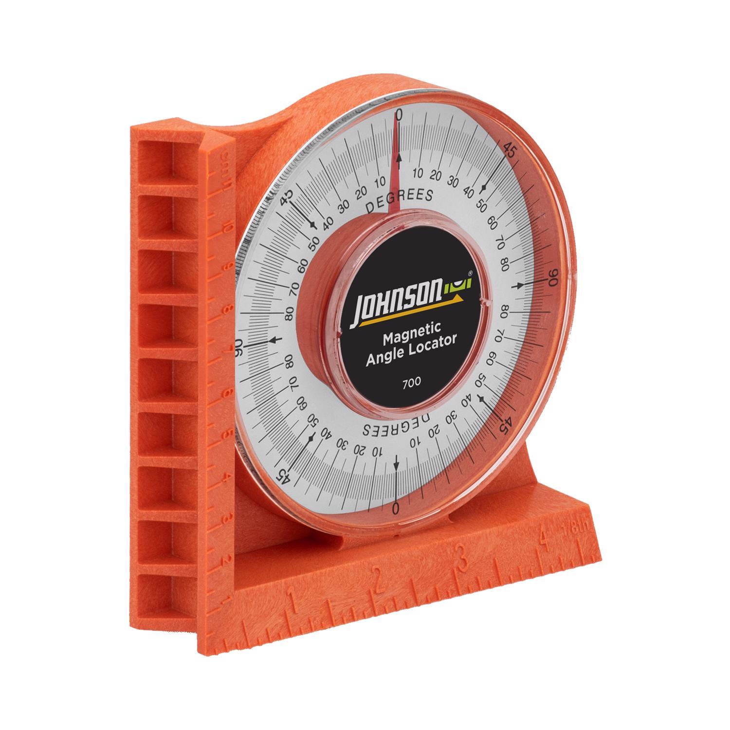 Johnson 4-3/4 in. L X 4-3/4 in. W Angle Finder Orange 1 pc