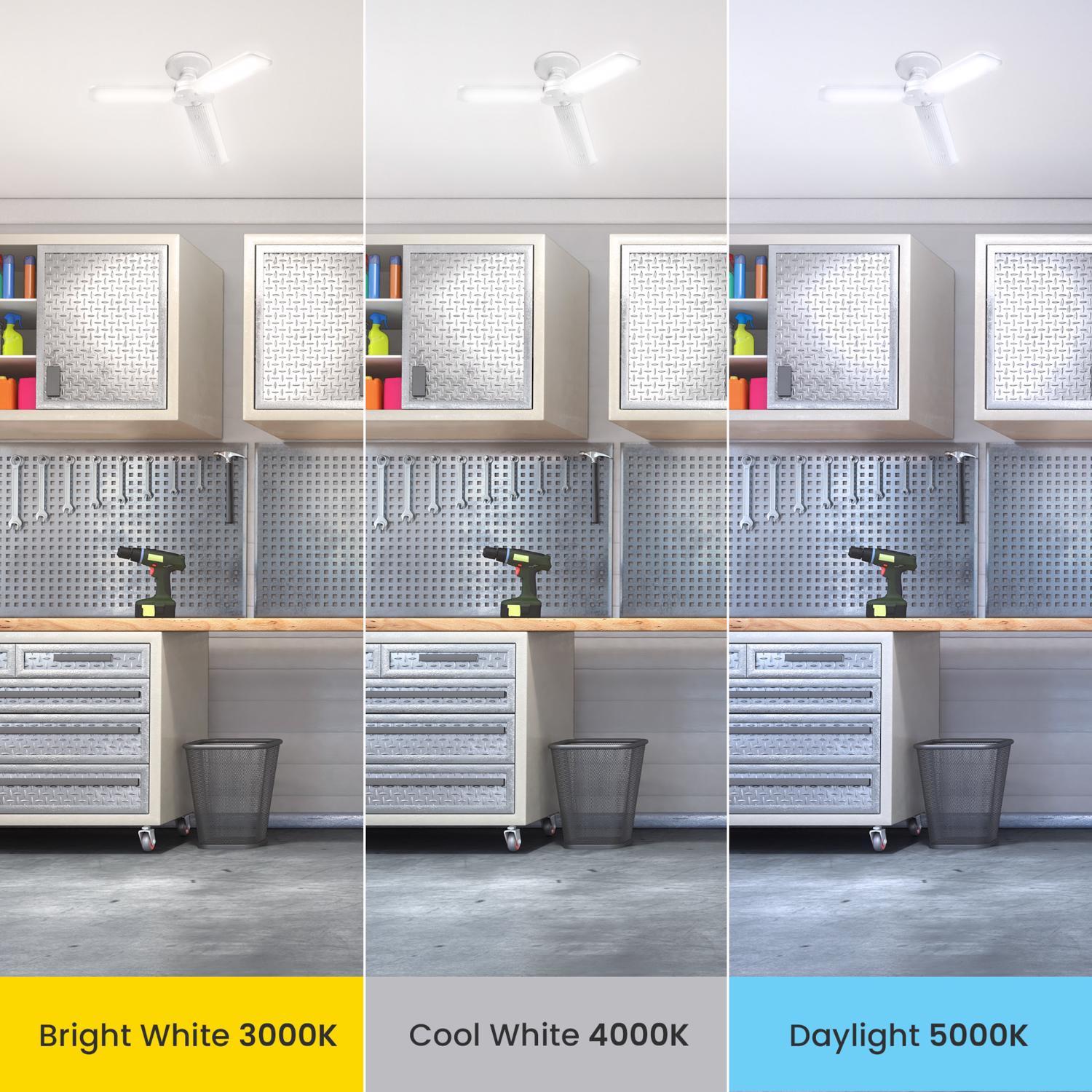 Feit Wide Surface E26 (Medium) LED Garage Bulb Bright White 300 Watt Equivalence 1 pk