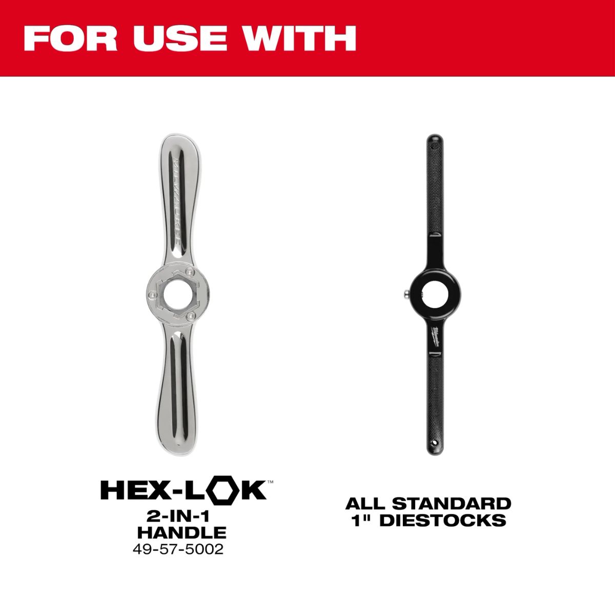 Milwaukee M12-1.75 mm 1-in. Hex Threading Die