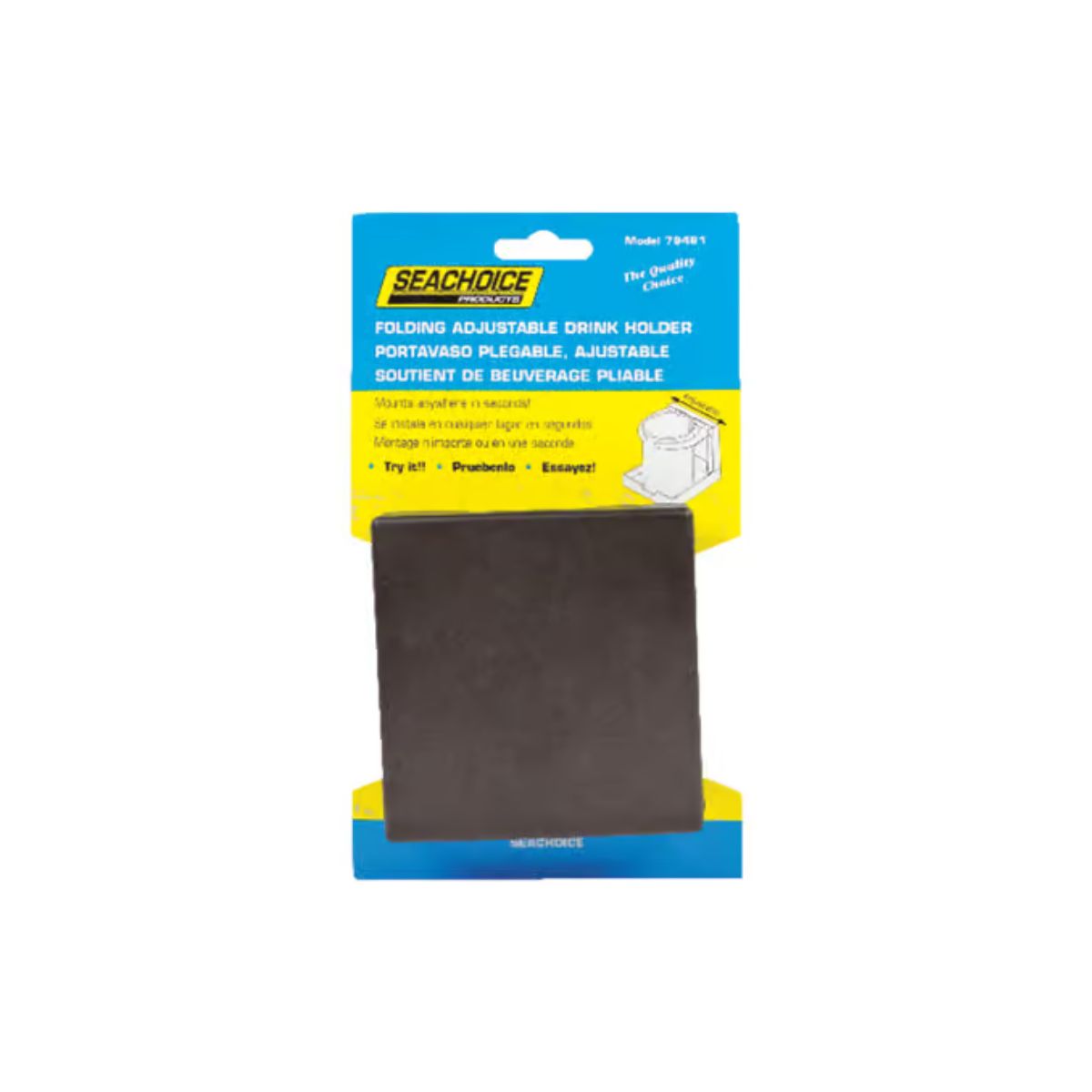Seachoice Nylon Drink Holder Black 1 Pack