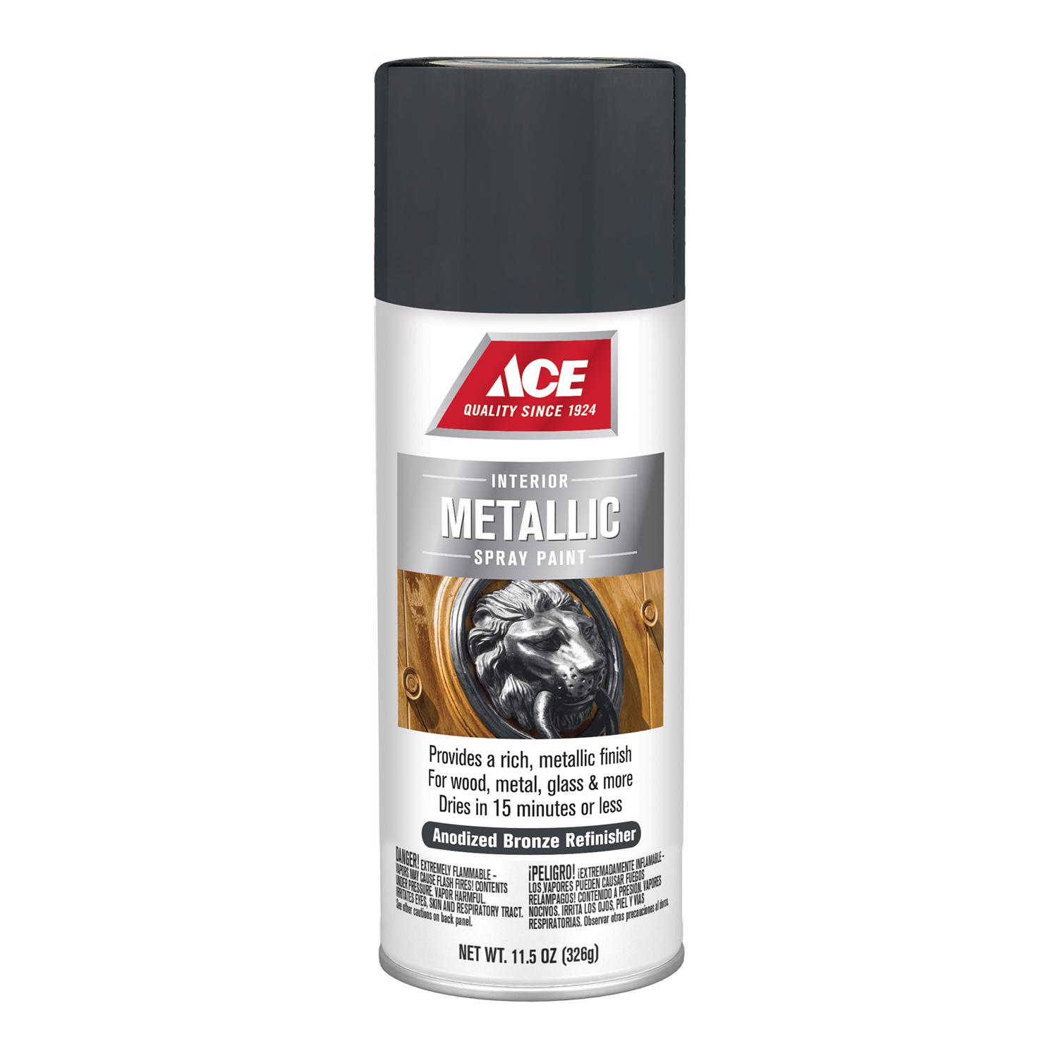 Ace Metallic Anodized Bronze Refinisher Spray Paint 11.5 oz