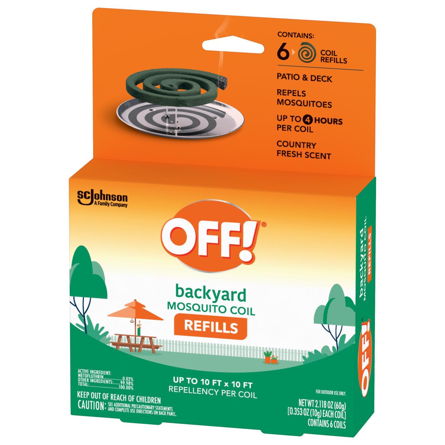 OFF! Insect Repellent Refill Coil For Mosquitoes 2.118 oz