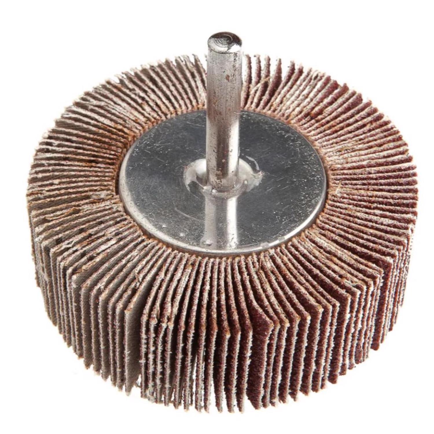 Forney 3 in. D X 1/4 in. Aluminum Oxide Flap Wheel 60 Grit 1 pc