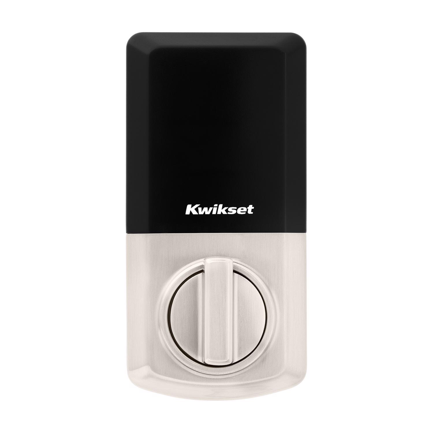 Kwikset 270 SmartCode Satin Nickel Metal Electronic Touch Pad Deadbolt