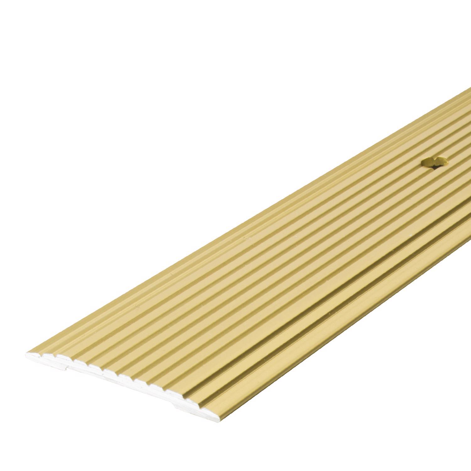 M-D Building Products 0.1 in. H X 1.25 in. W X 36 in. L Prefinished Satin Brass Aluminum Seam Binder