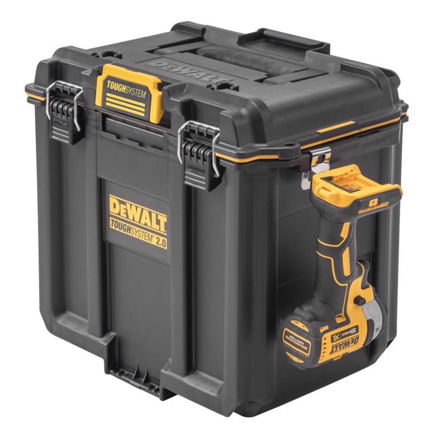 DEWALT ToughSystem 2.0 15.3 in. Deep Half Tool Box Black/Yellow