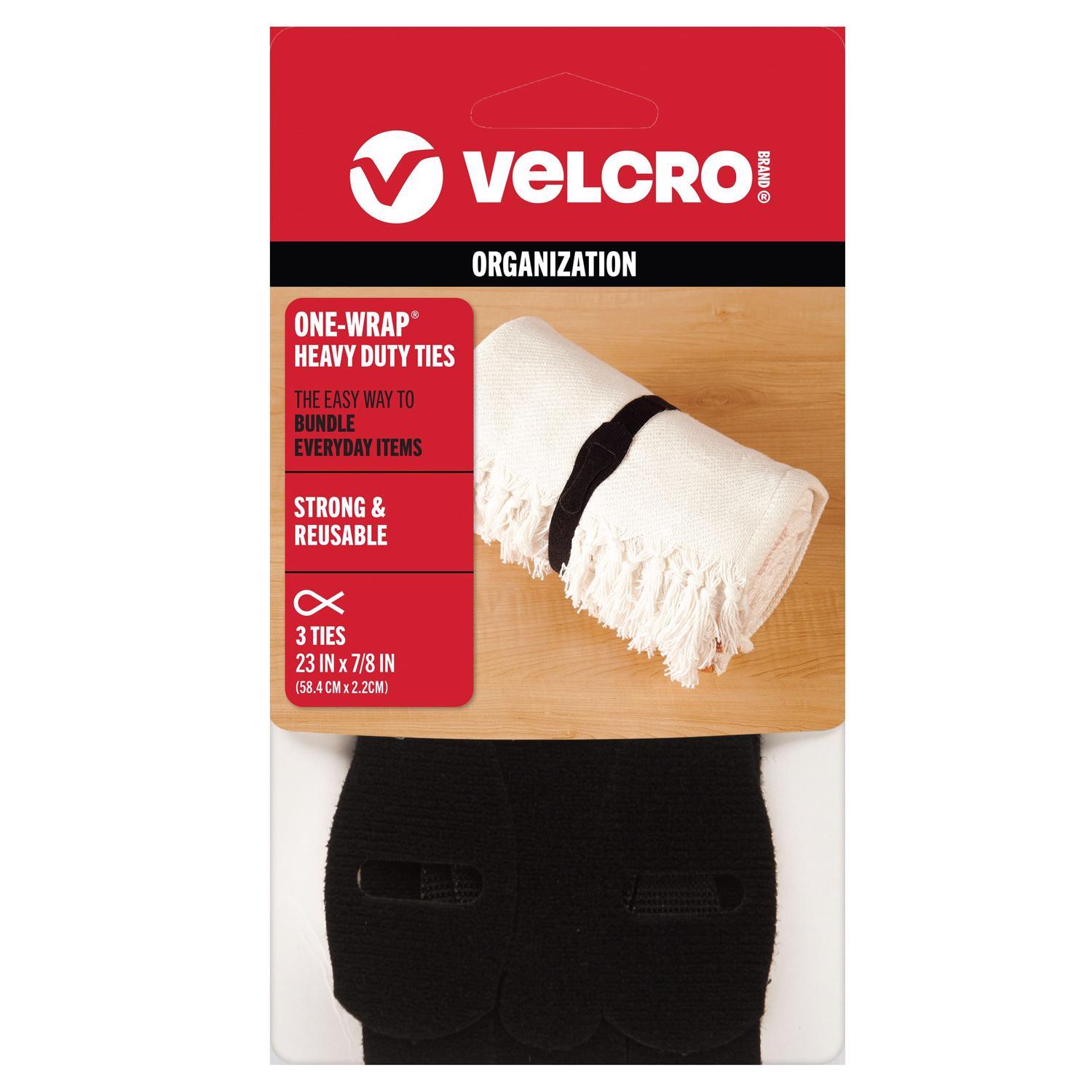 VELCRO Brand ONE-WRAP Medium Nylon Strap 23 in. L 3 pk