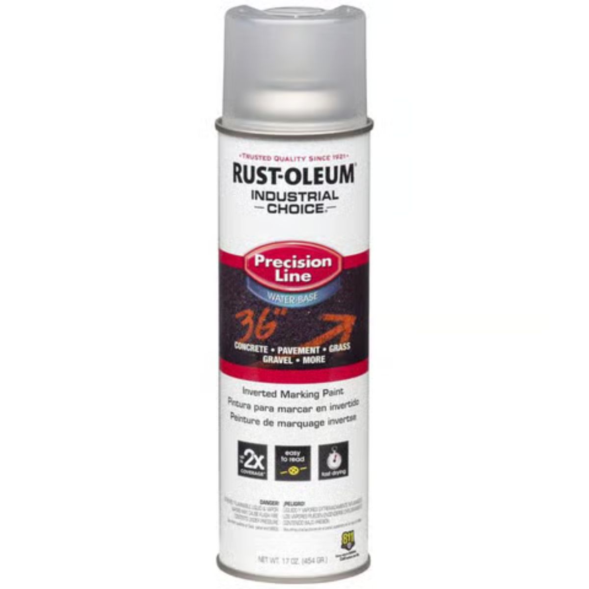 Rust-Oleum Industrial Choice Clear Inverted Marking Paint 17 oz.