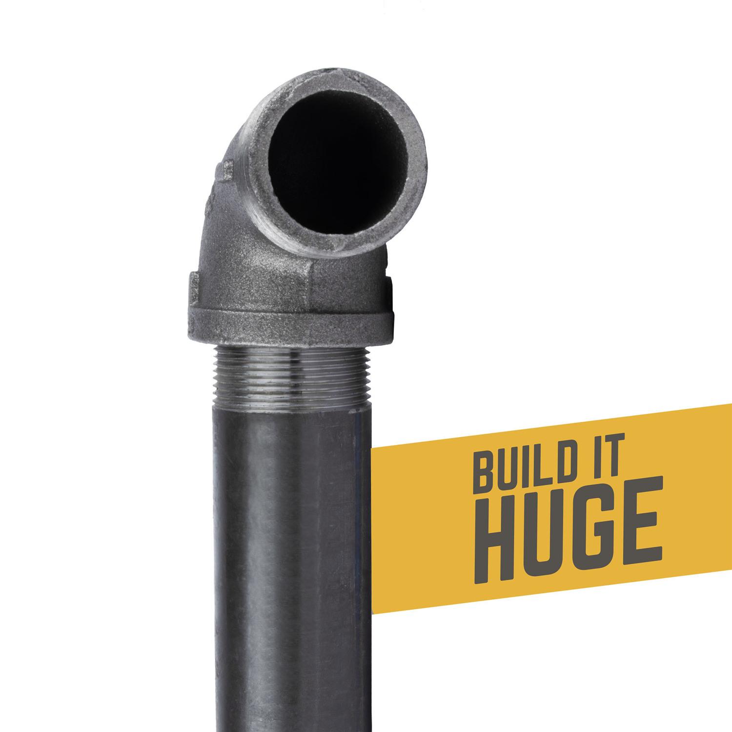 STZ Industries 1-1/4 in. MIP each X 1-1/4 in. D FIP Black Malleable Iron 90 Degree Street Elbow