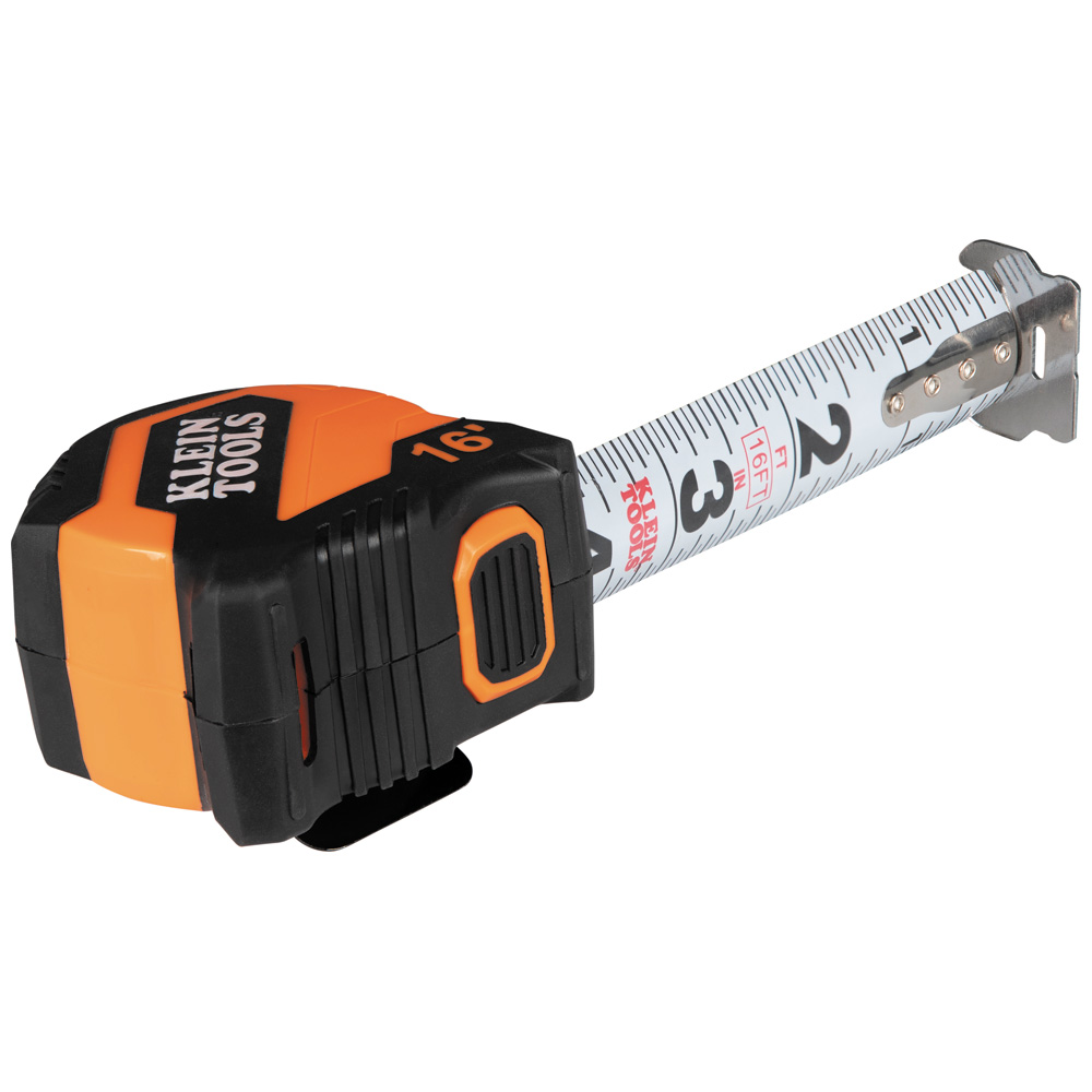 Klein Tape Measure, 16-Foot Compact, Double-Hook