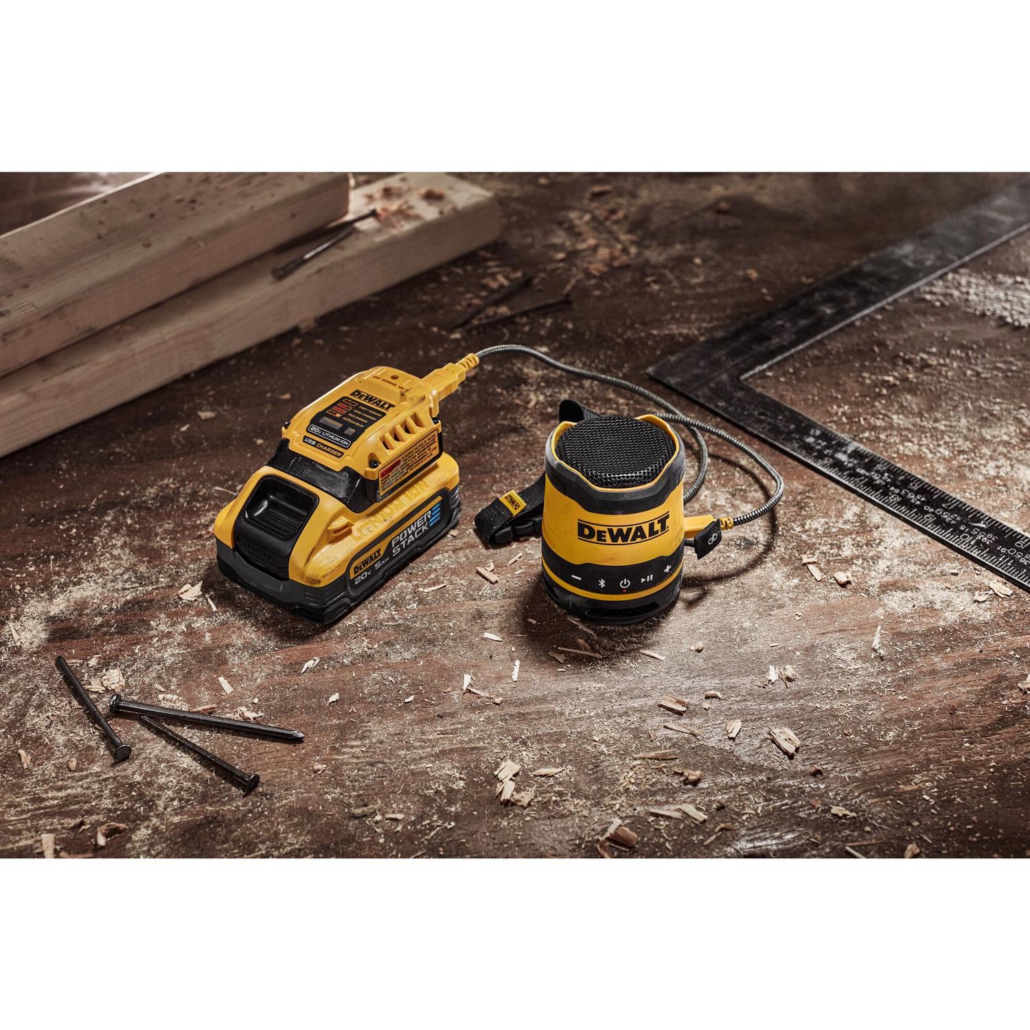 DeWalt Wireless Bluetooth Weather Resistant Portable Speaker