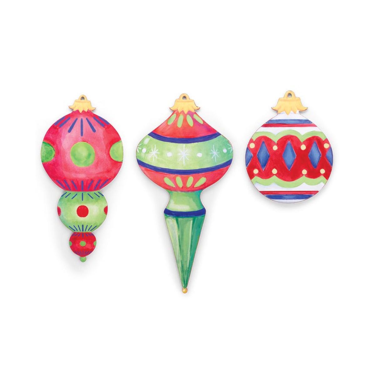 Burton and Burton Large ASTD Retro Ornament wall Hangings