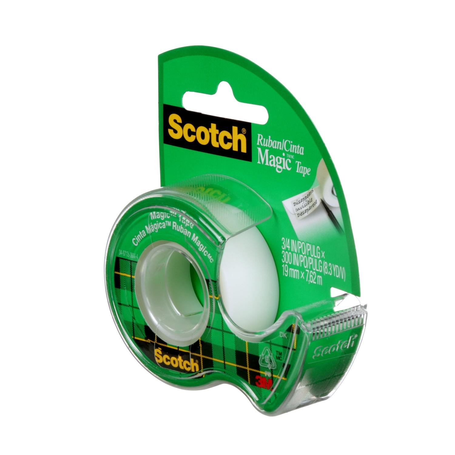 Scotch Magic 3/4in. W x 300" L Tape Clear