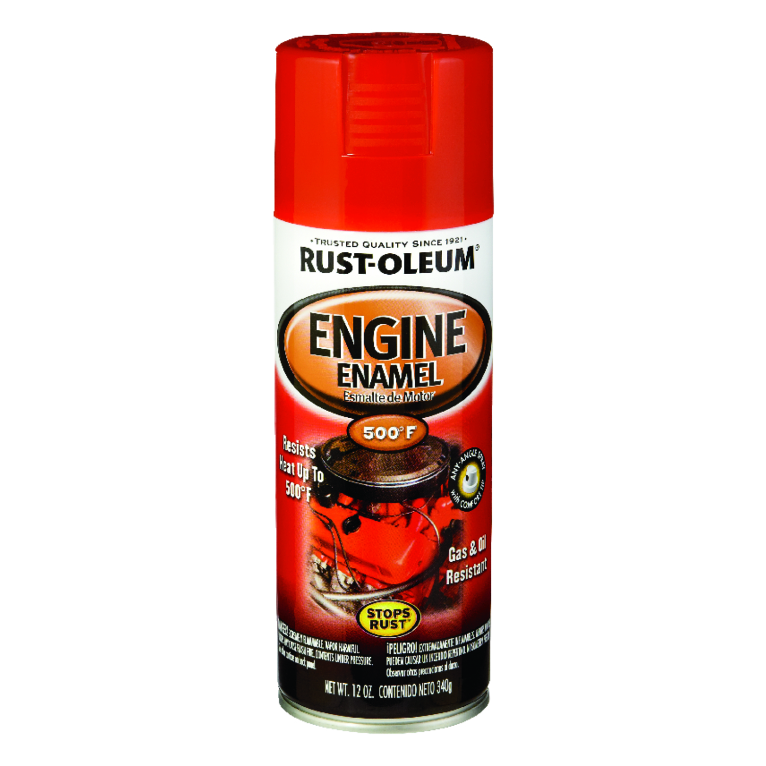 Rust-Oleum Stops Rust Smooth Chevy Orange Engine Enamel Spray 12 oz