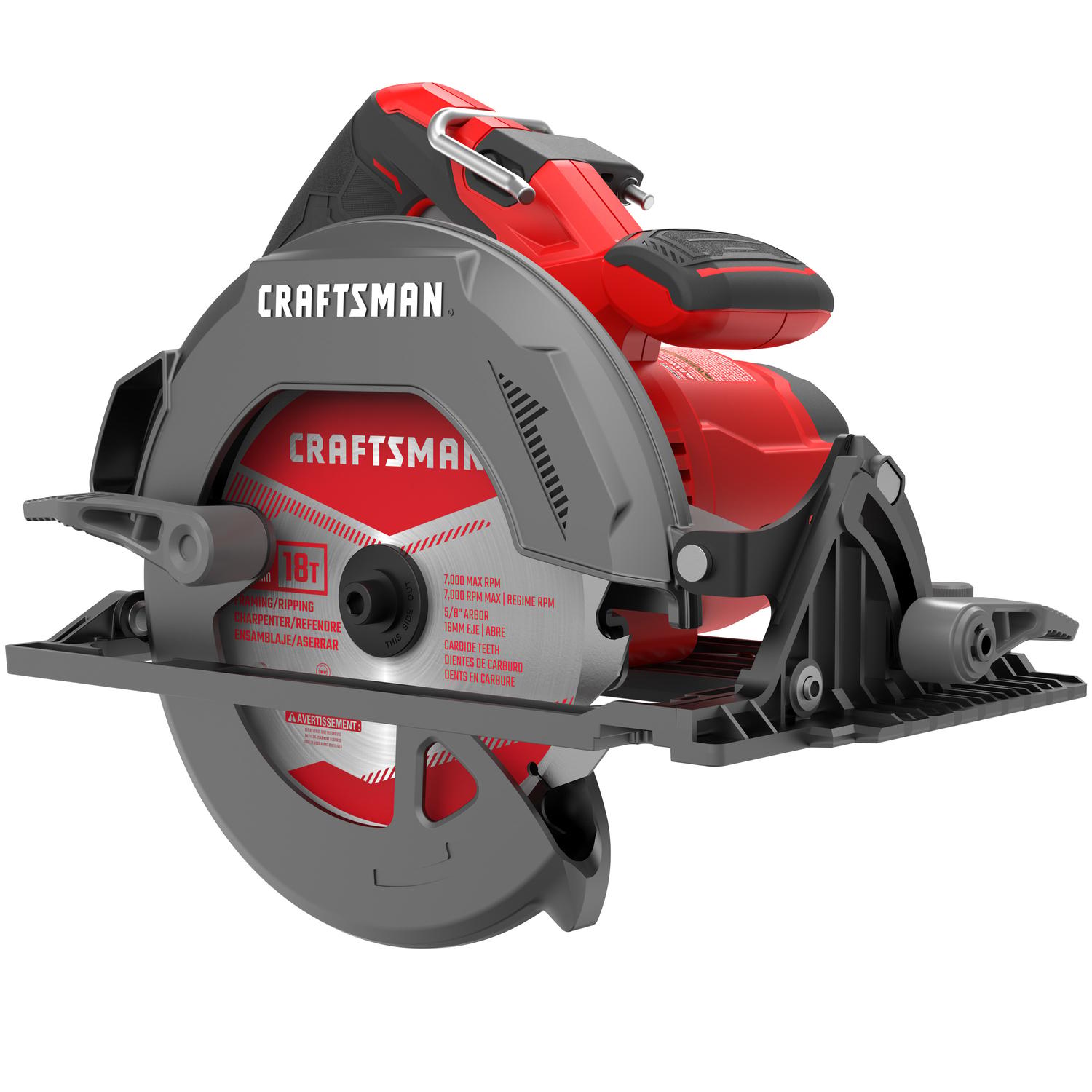 CRAFTSMAN 15 amps 7-1/4 in. Corded Brushed Circular Saw Tool Only